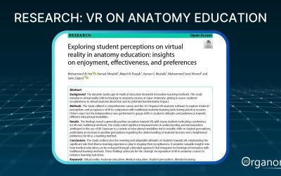 Revolutionizing Anatomy Education: How Virtual Reality Enhances Learning and Reduces Stress